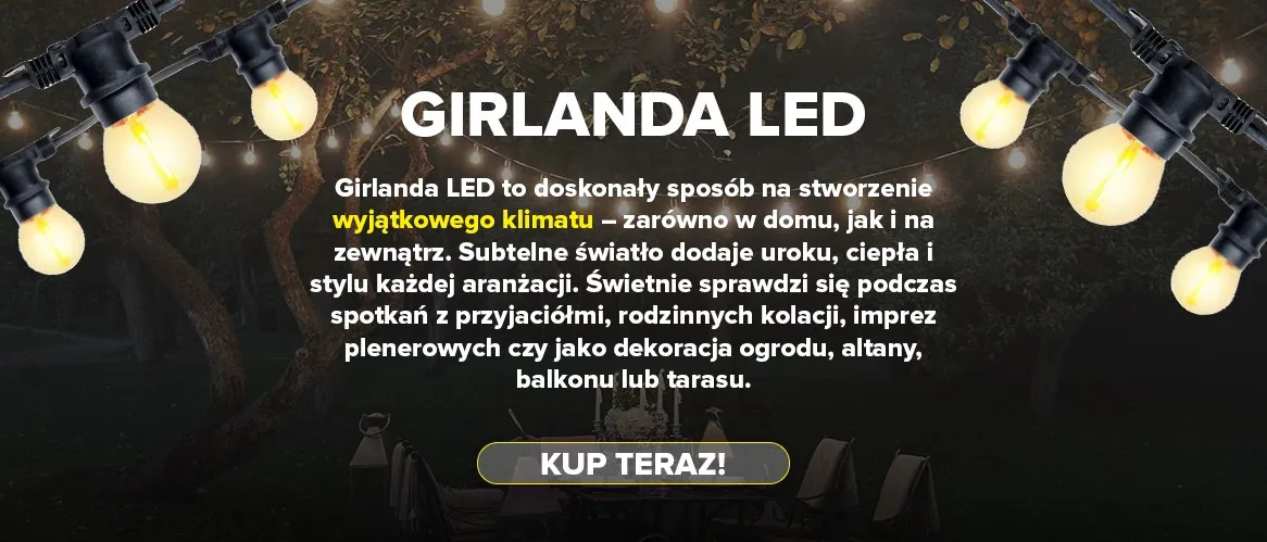 Baner produktowy – Girlanda LED